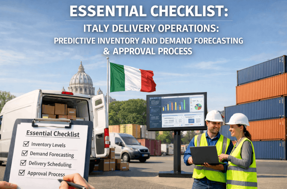 essential-checklist-italy-delivery-operation-predictive-inventory-and-demand-forecasting-&-approval-process