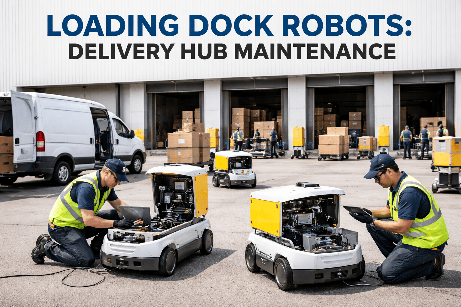loading-dock-robots-delivery-hub-maintenance