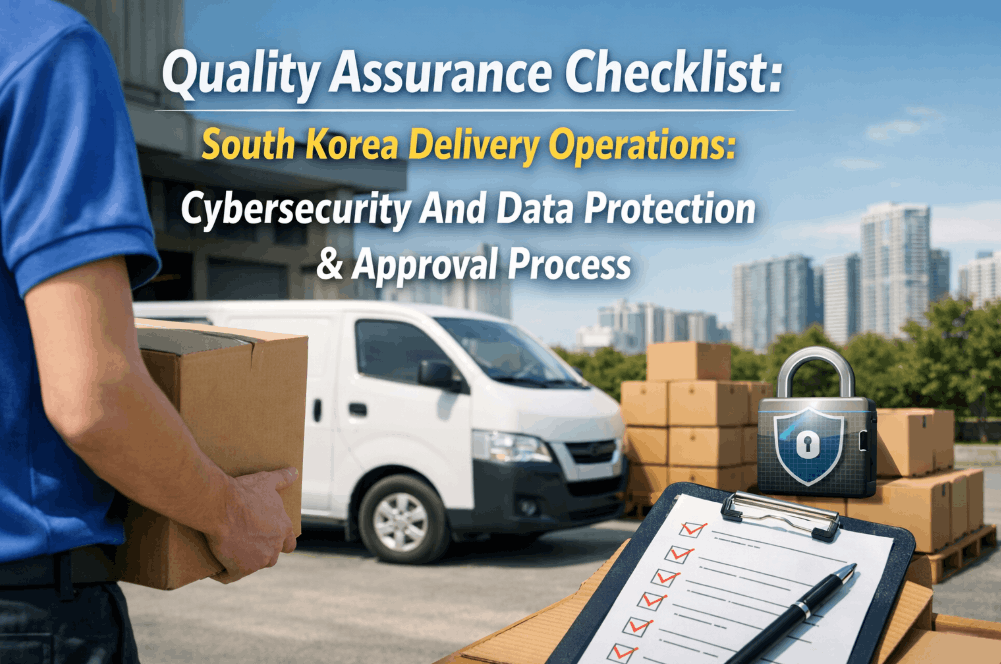 quality-assurance-checklist-south-korea-delivery-operations-cybersecurity-and-data-protection-and-approval-process