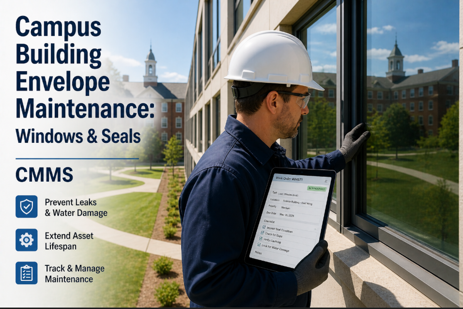campus-building-envelope-maintenance-windows-seals-cmms