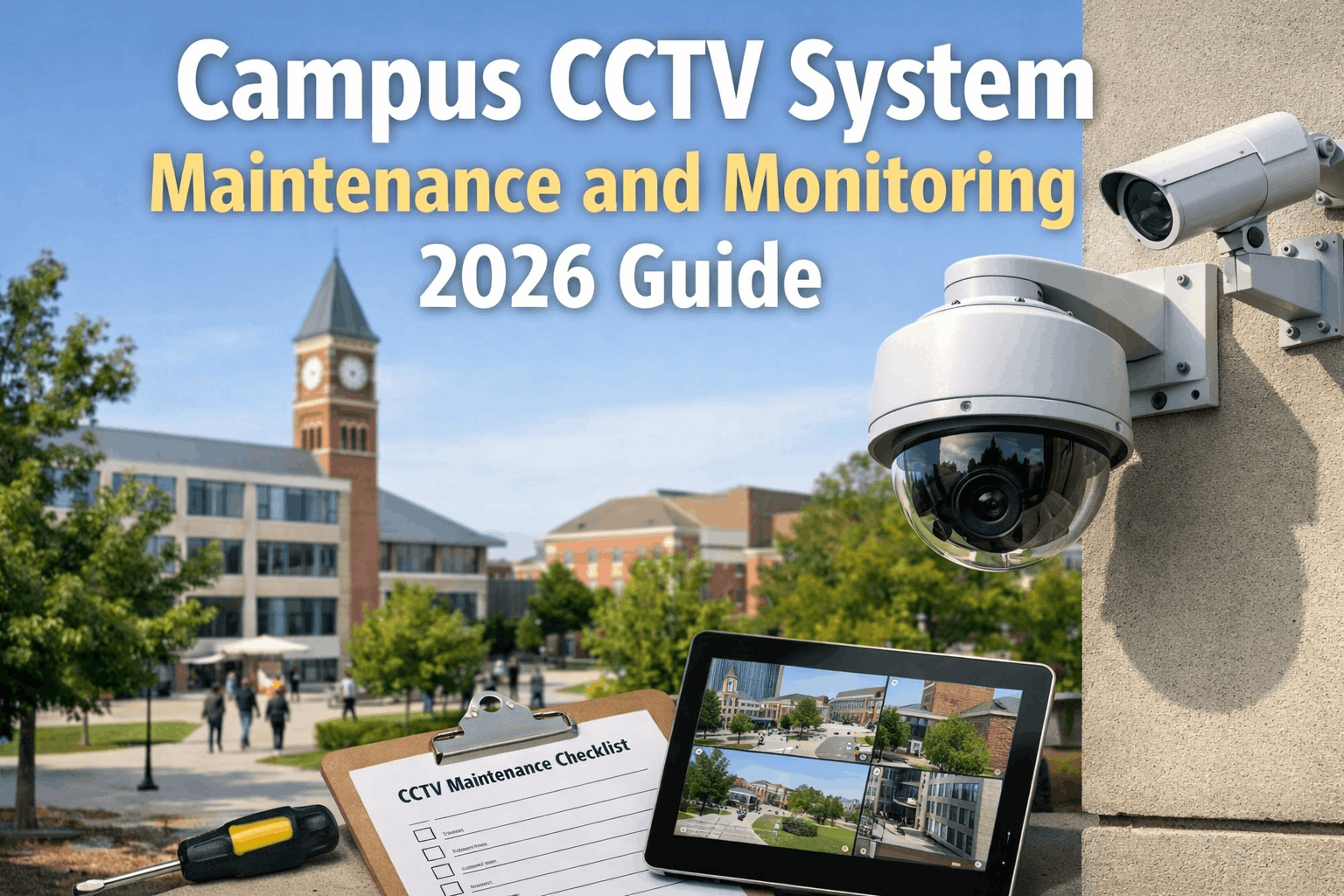 campus-cctv-system-maintenance-and-monitoring-2026-guide