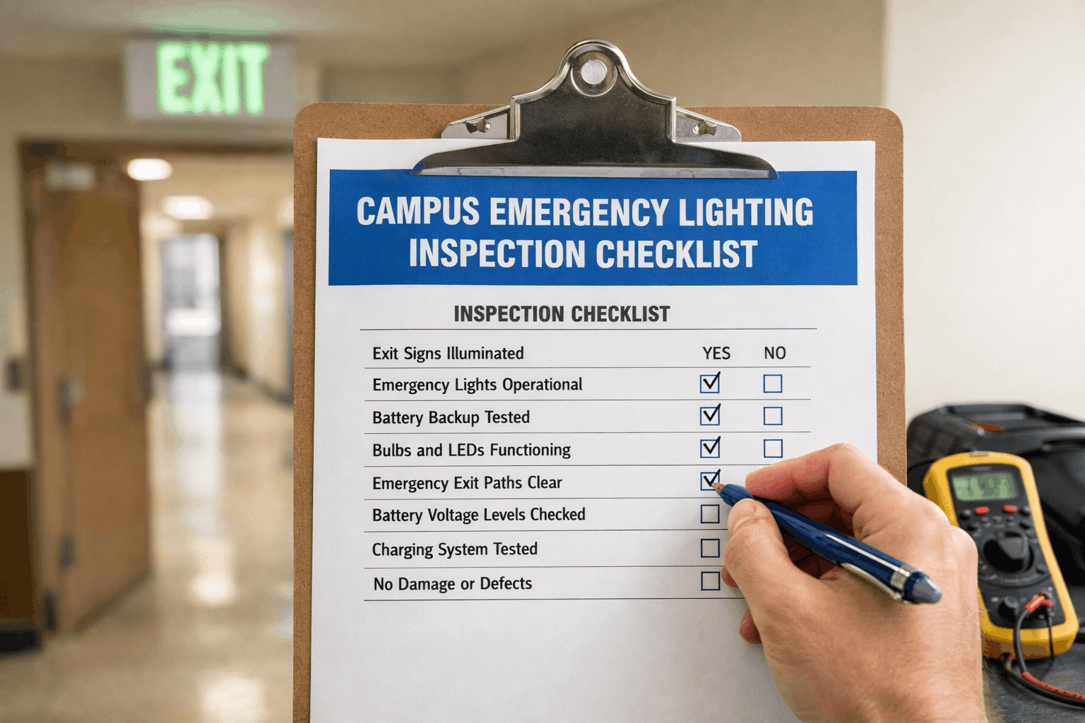 campus-emergency-lighting-inspection-checklist