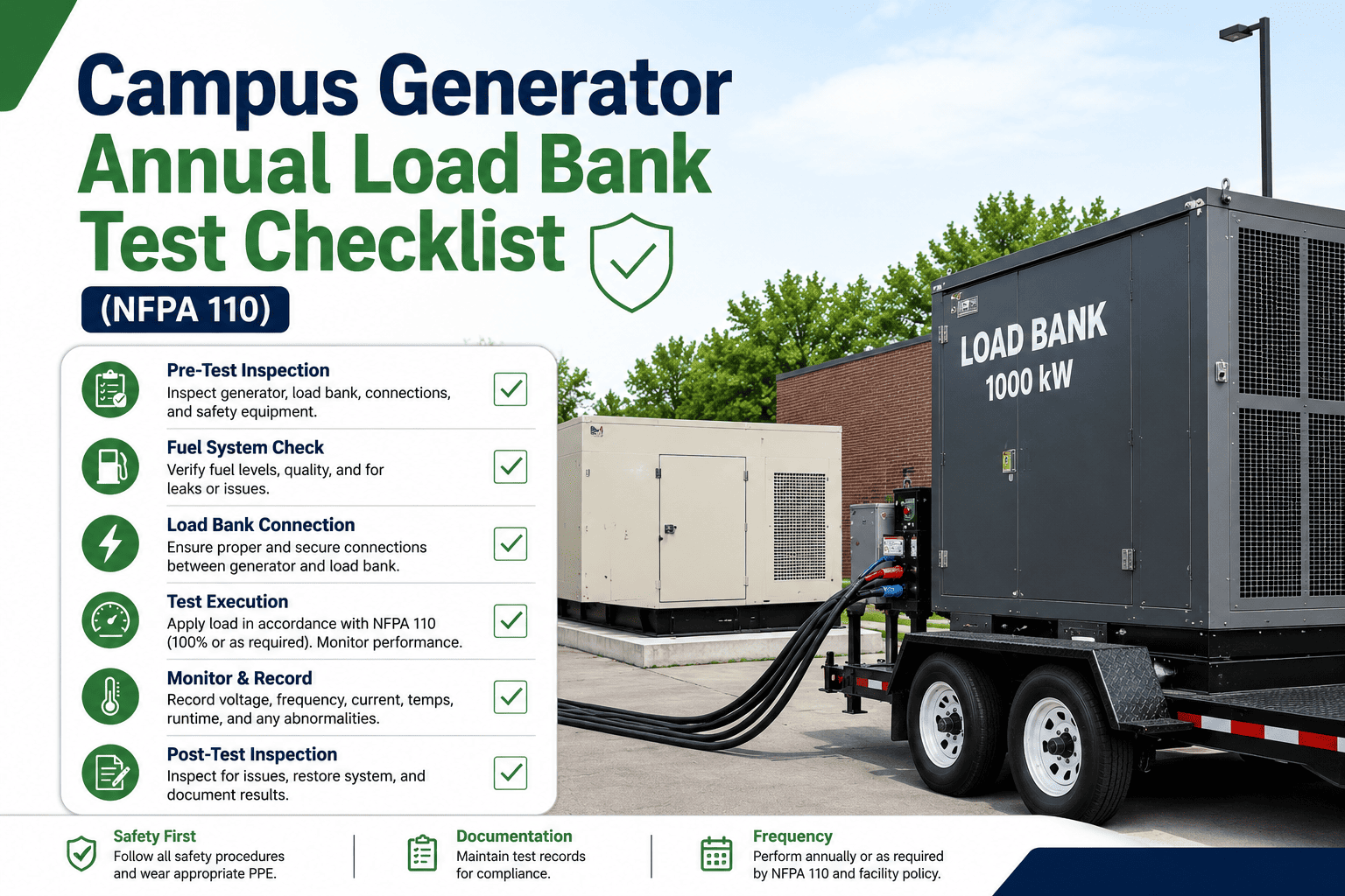 campus-generator-annual-load-bank-test-checklist-nfpa-110