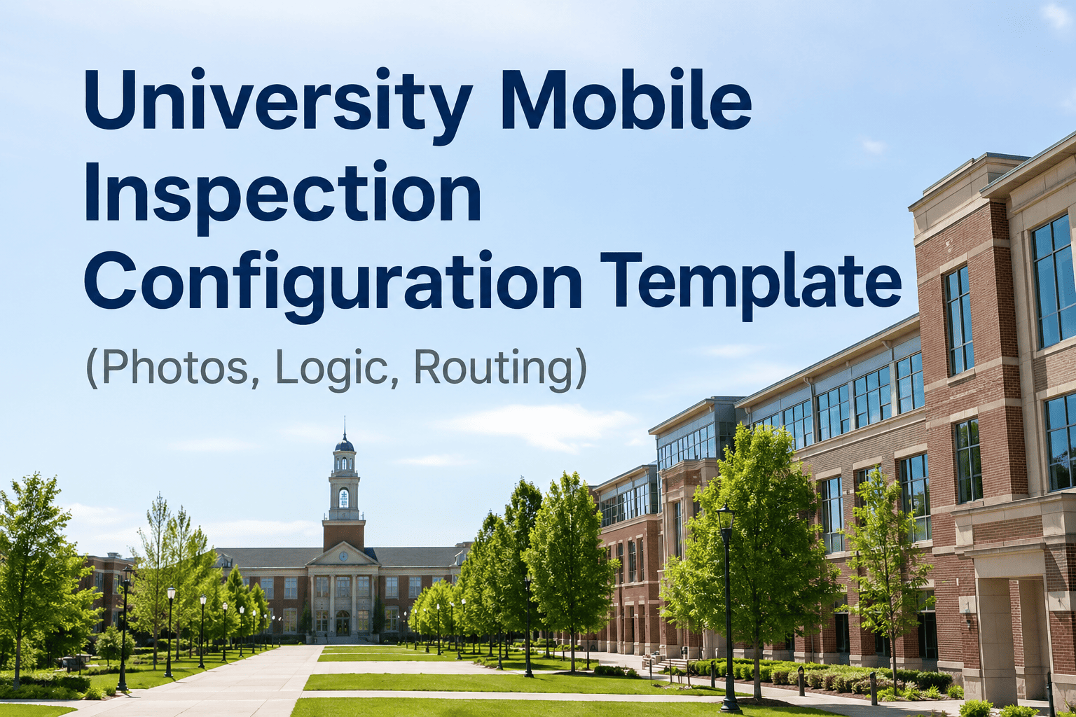 university-mobile-inspection-configuration-template-photos-logic-routing