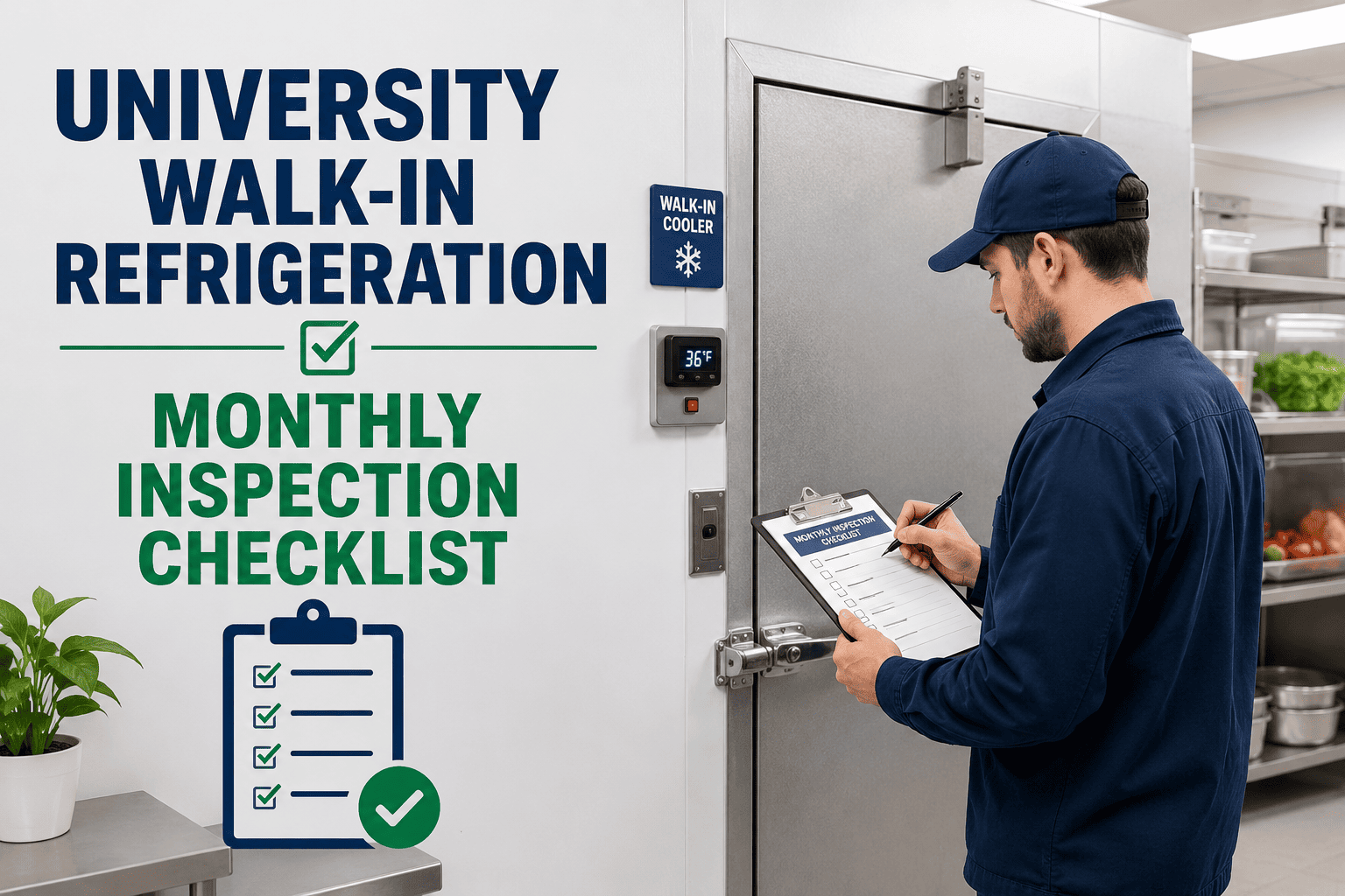 university-walk-in-refrigeration-monthly-inspection-checklist