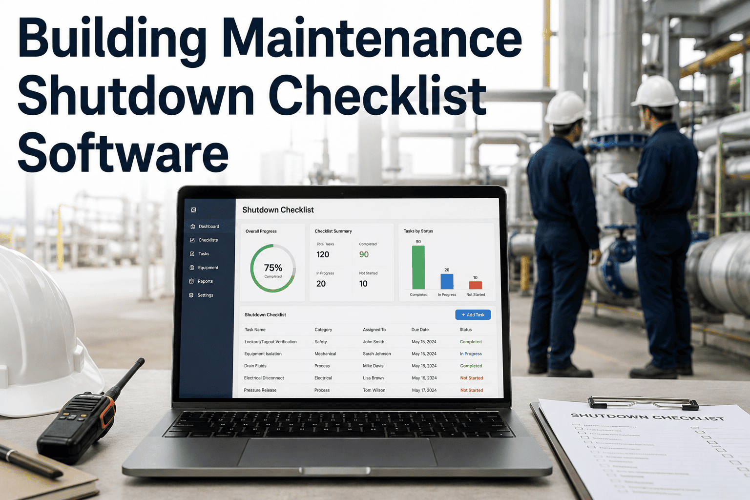 building-maintenance-shutdown-checklist-software