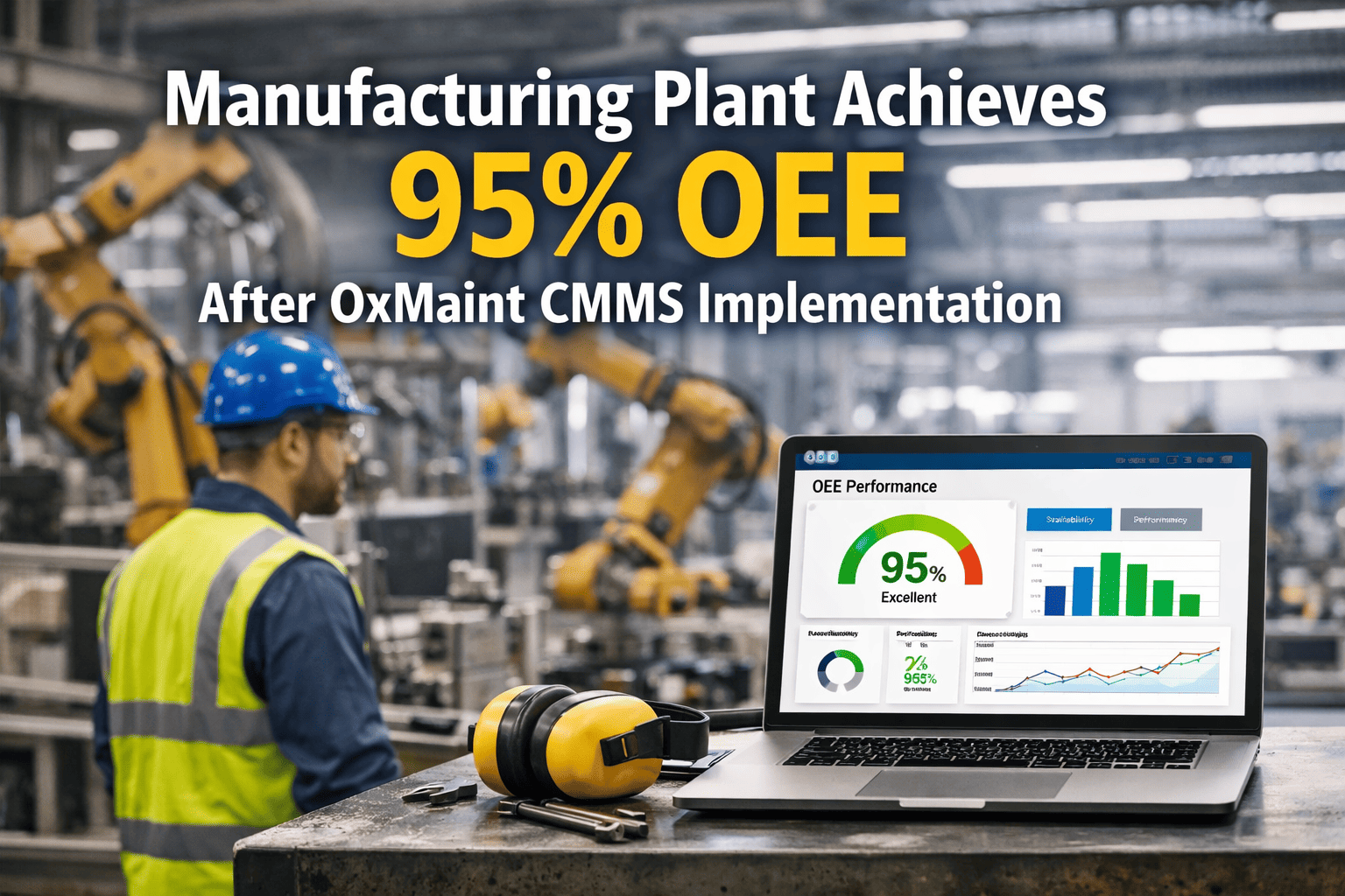 manufacturing-plant-95-oee-oxmaint-cmms