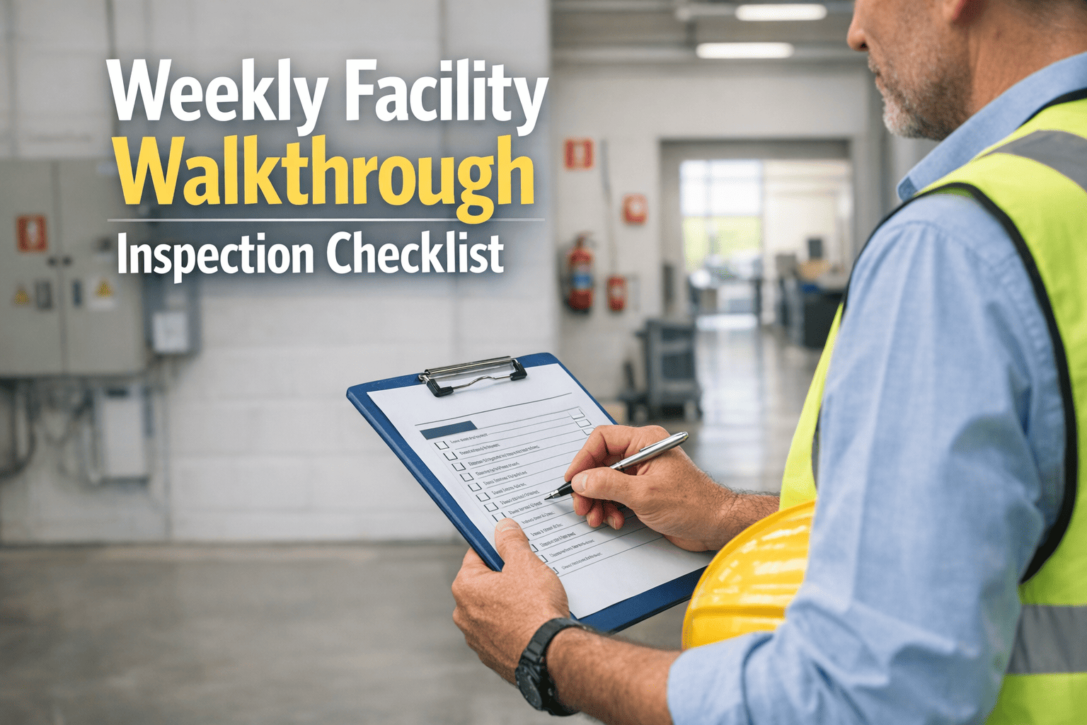 weekly-facility-walkthrough-inspection-checklist