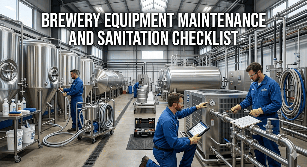brewery-equipment-maintenance-sanitation-checklist