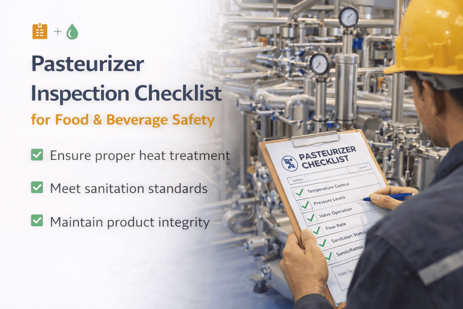 pasteurizer-inspection-checklist-for-food-beverage-safety