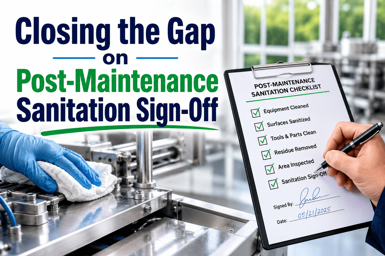 post-maintenance-sanitation-verification-sign-off-cmms