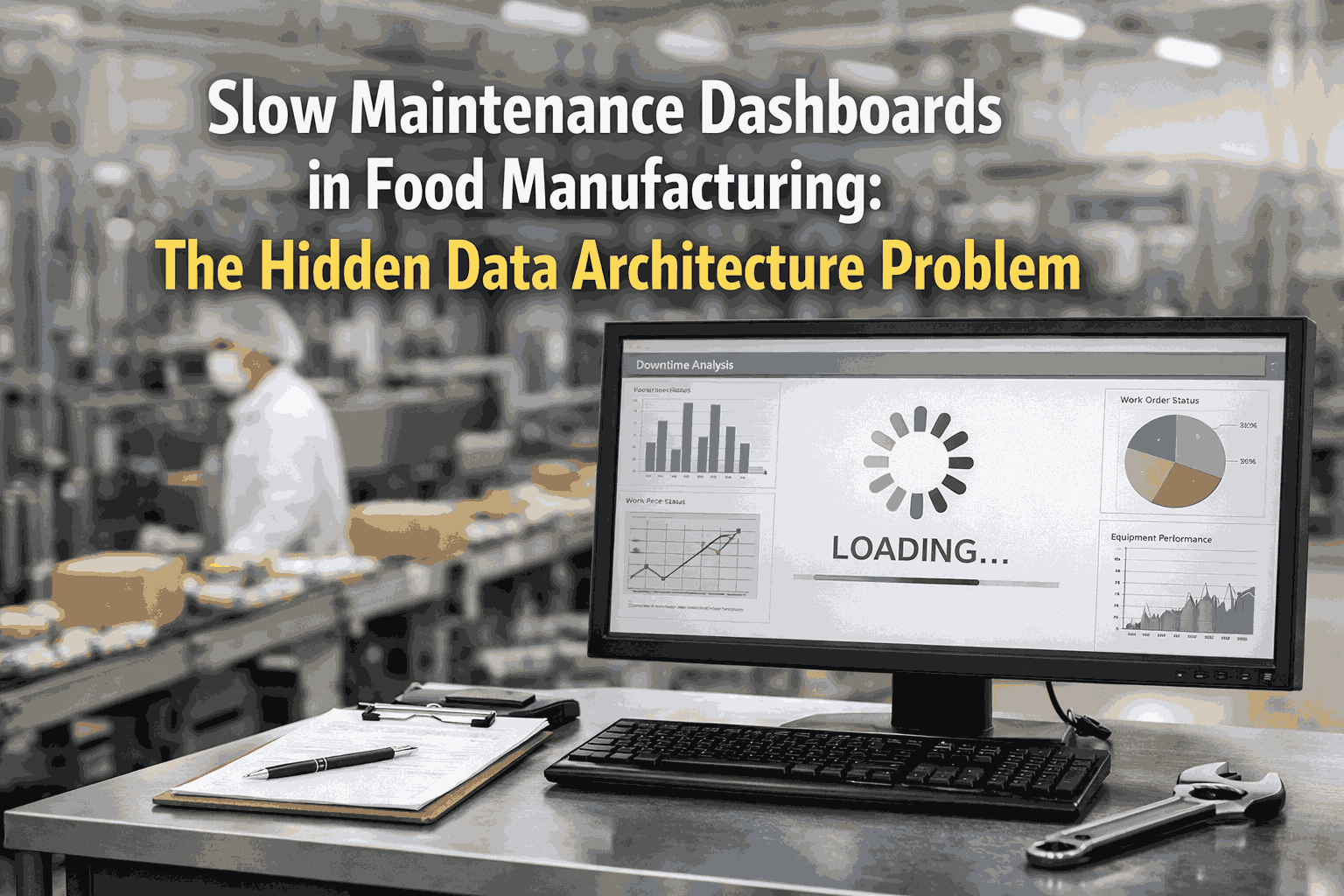 slow-maintenance-dashboard-food-manufacturing-data-architecture