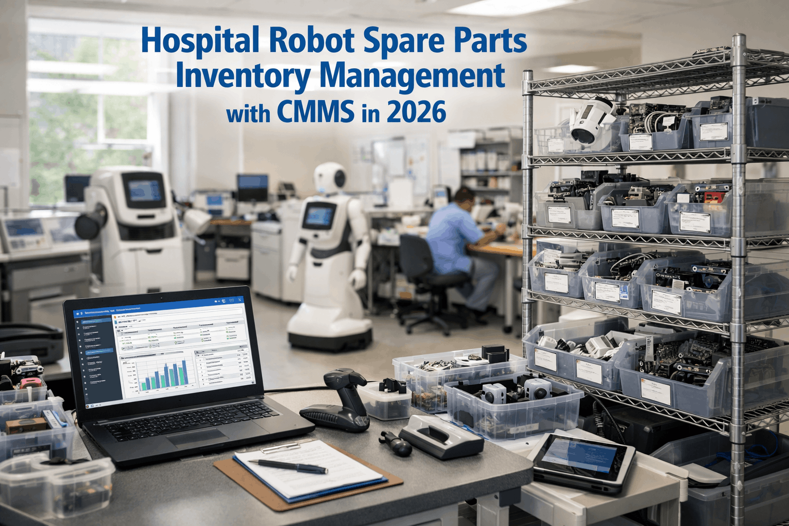 hospital-robot-spare-parts-inventory-cmms