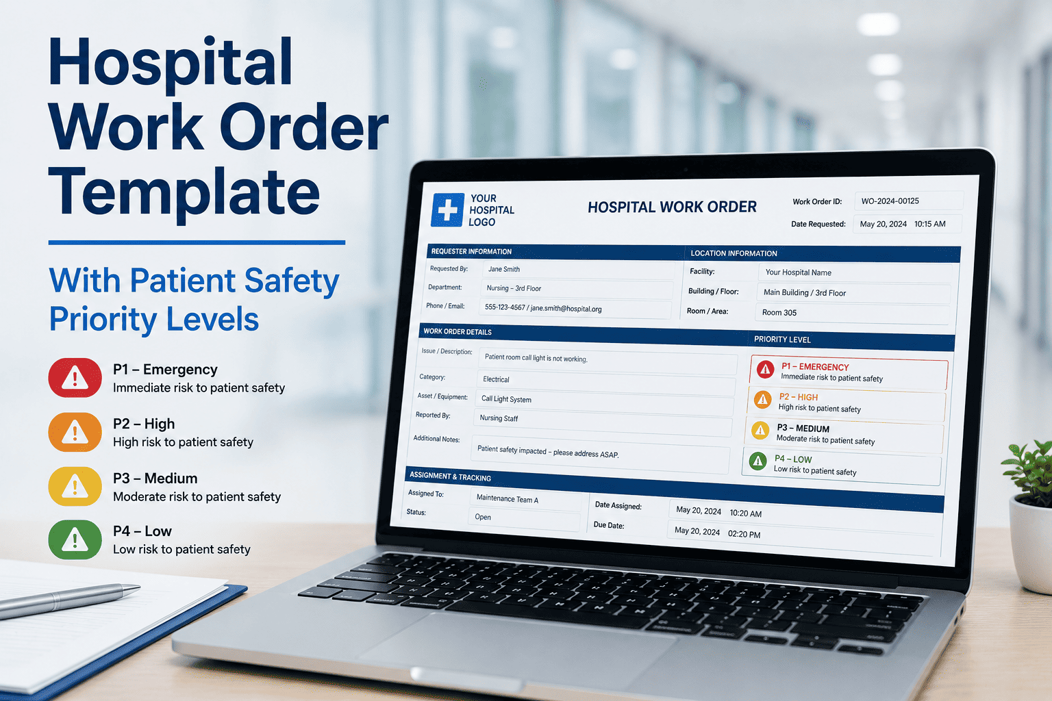 hospital-work-order-template-patient-safety-priority-levels