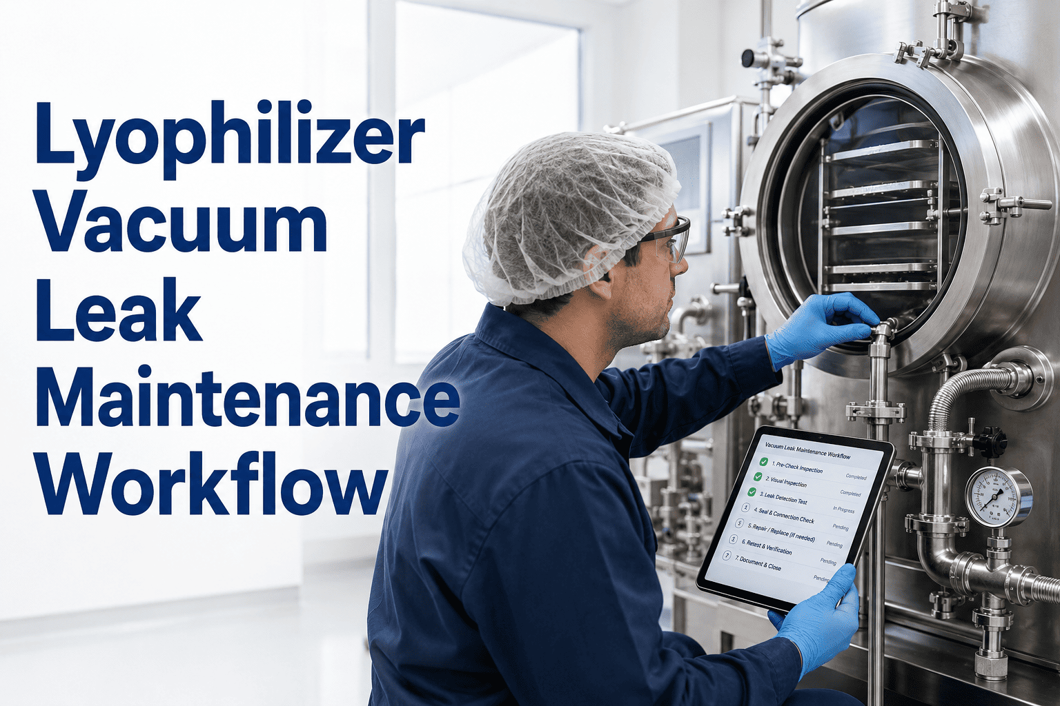 lyophilizer-vacuum-leak-maintenance