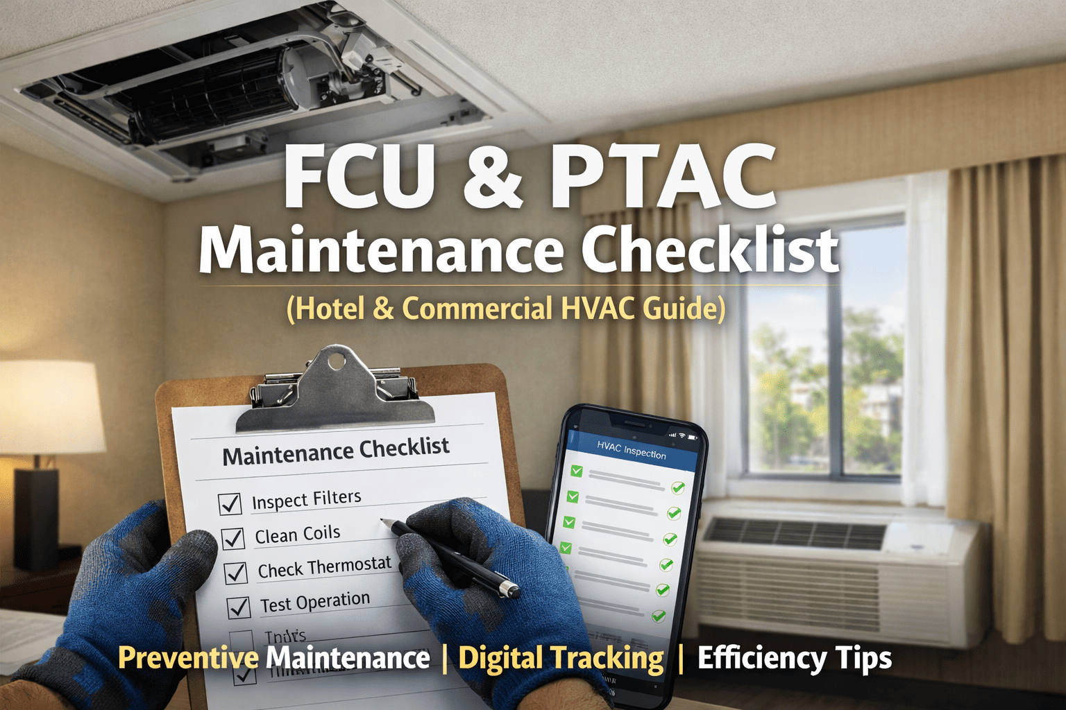fcu-ptac-maintenance-checklist-hotel-hvac