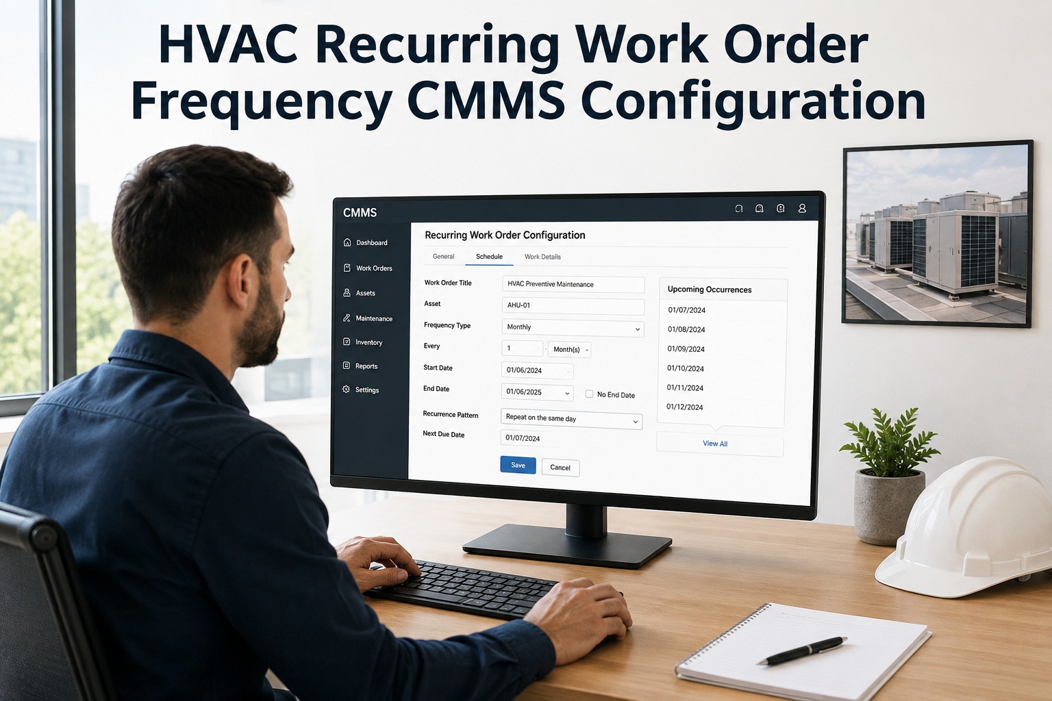 hvac-recurring-work-order-frequency-cmms-configuration