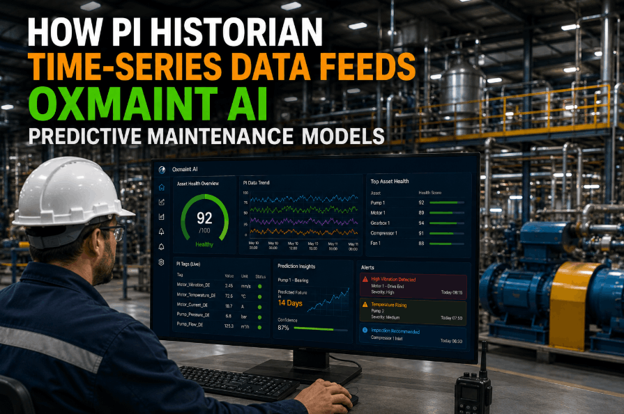 how-pi-historian-time-series-data-feeds-oxmaint-ai-predictive-maintenance-models