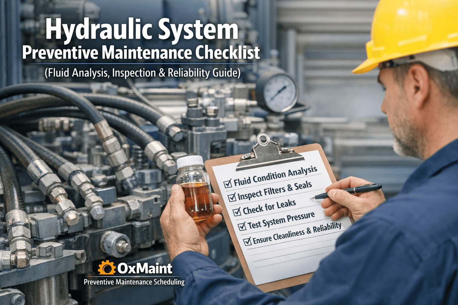hydraulic-system-preventive-maintenance-checklist-fluid-analysis-inspection