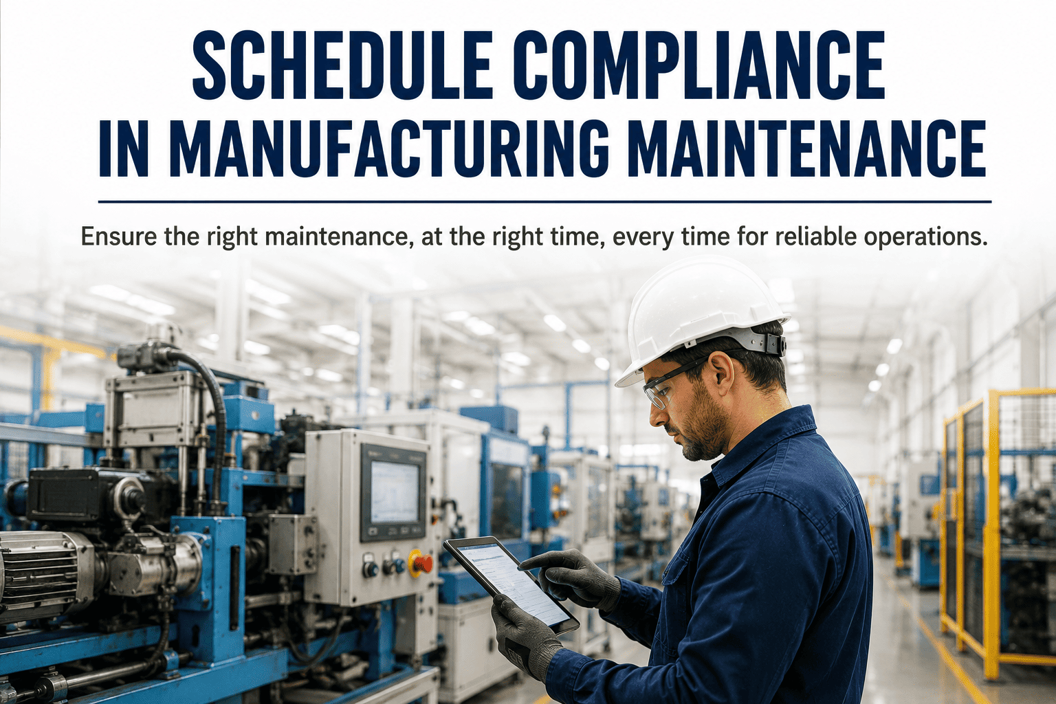 schedule-compliance-manufacturing-maintenance-improvement