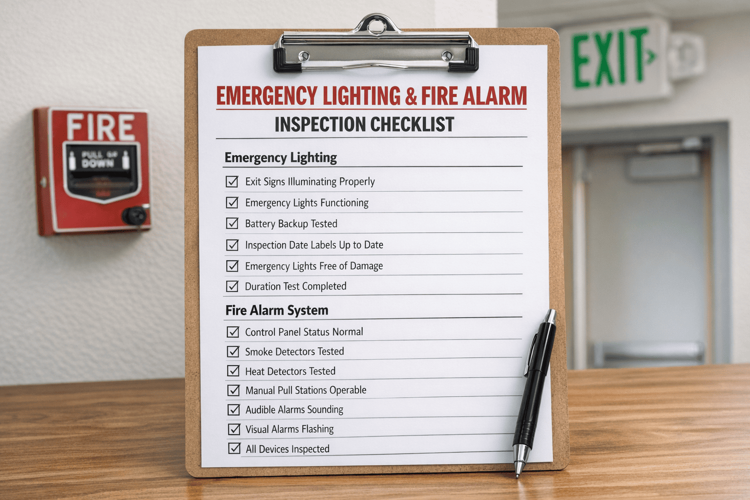emergency-lighting-fire-alarm-inspection-checklist