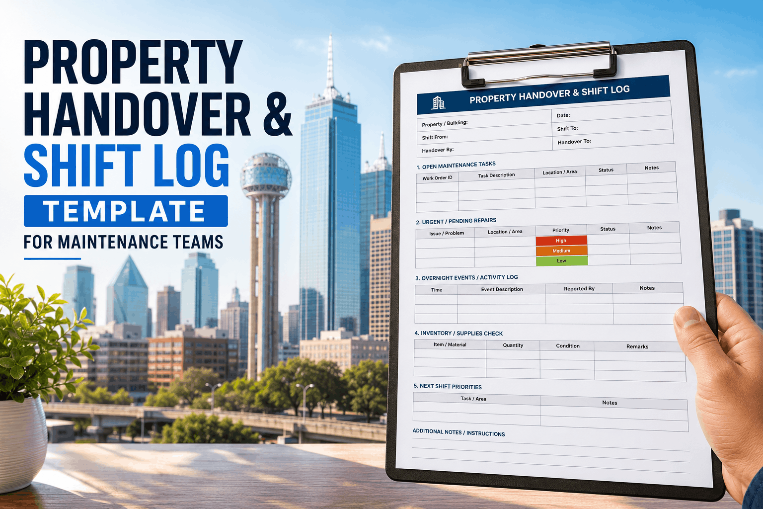 property-handover-&-shift-log-template-for-maintenance-teams