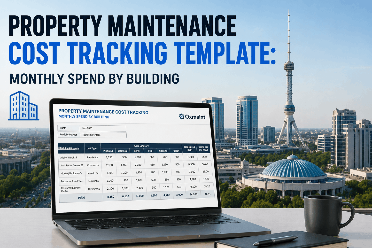 property-maintenance-cost-tracking-template-monthly-spend-by-building