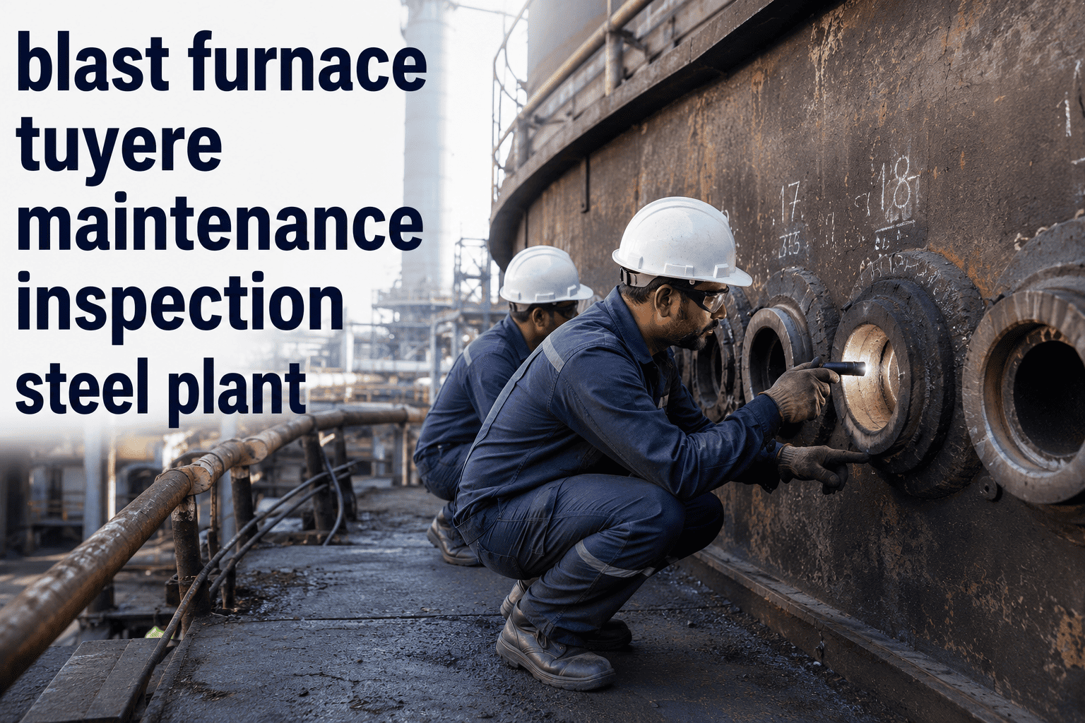 blast-furnace-tuyere-maintenance-inspection-steel-plant