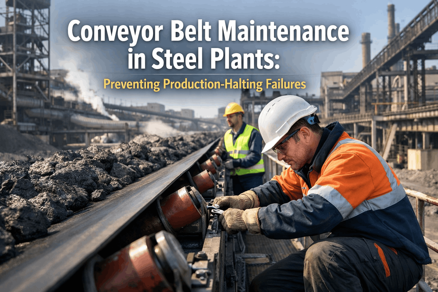 conveyor-belt-maintenance-steel-plants