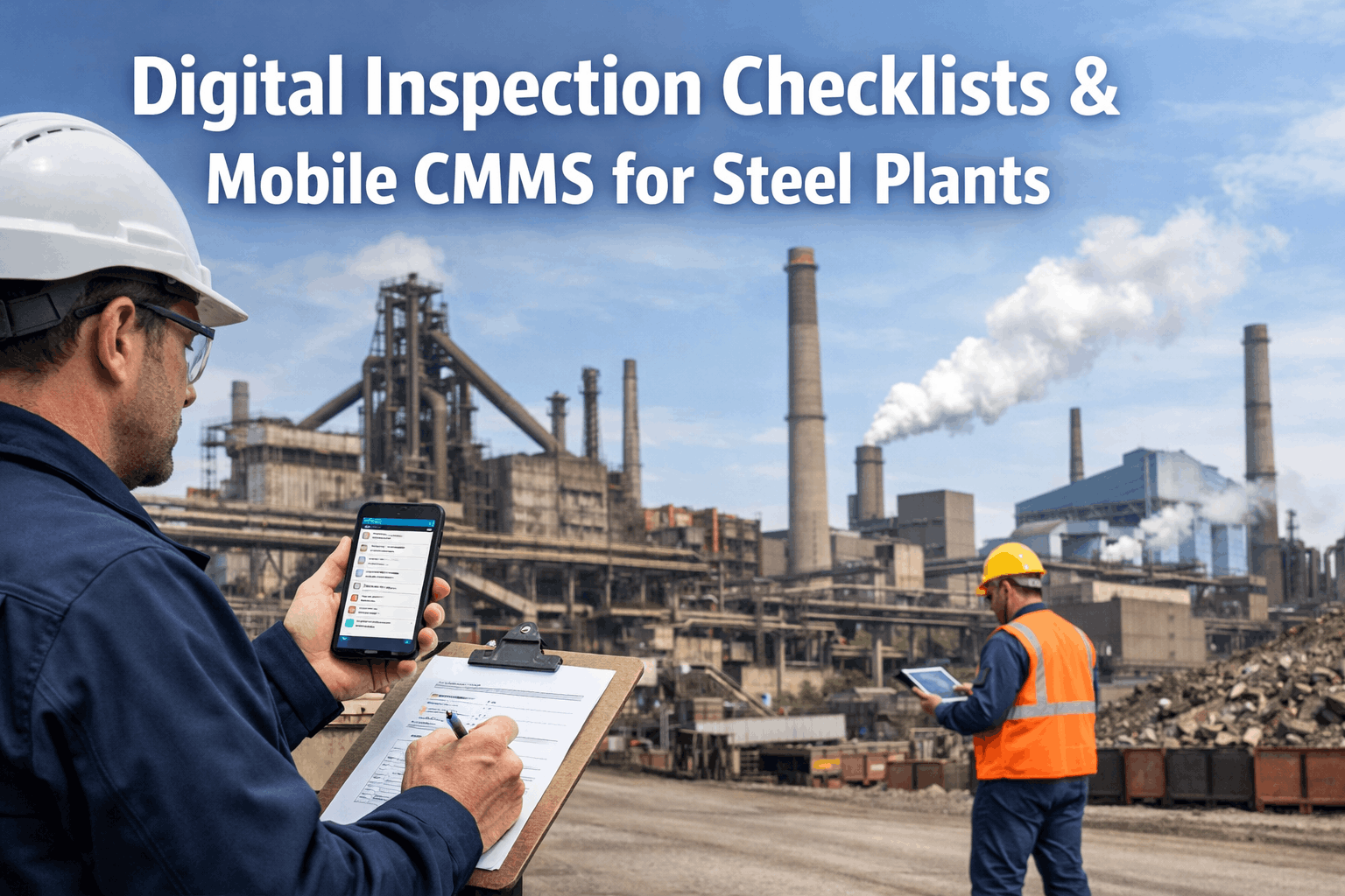 digital-inspection-checklists-mobile-cmms-steel-plant