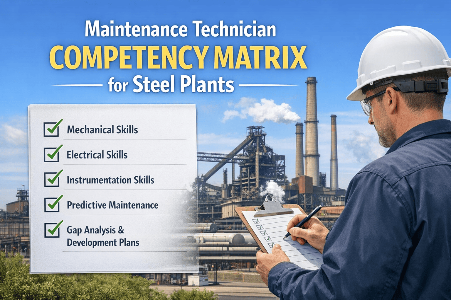 maintenance-technician-competency-matrix-steel-plants
