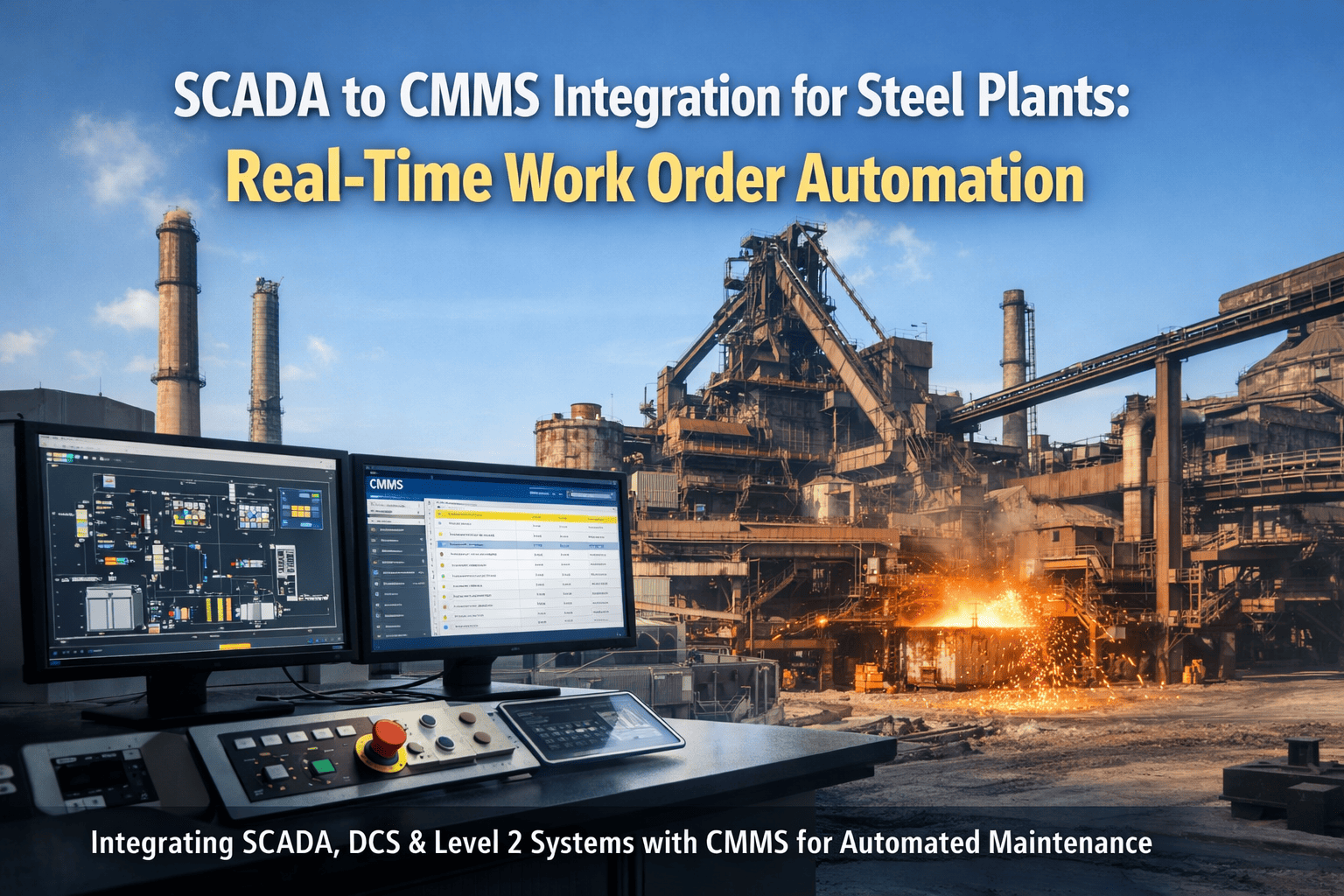 scada-cmms-integration-steel-plants-real-time