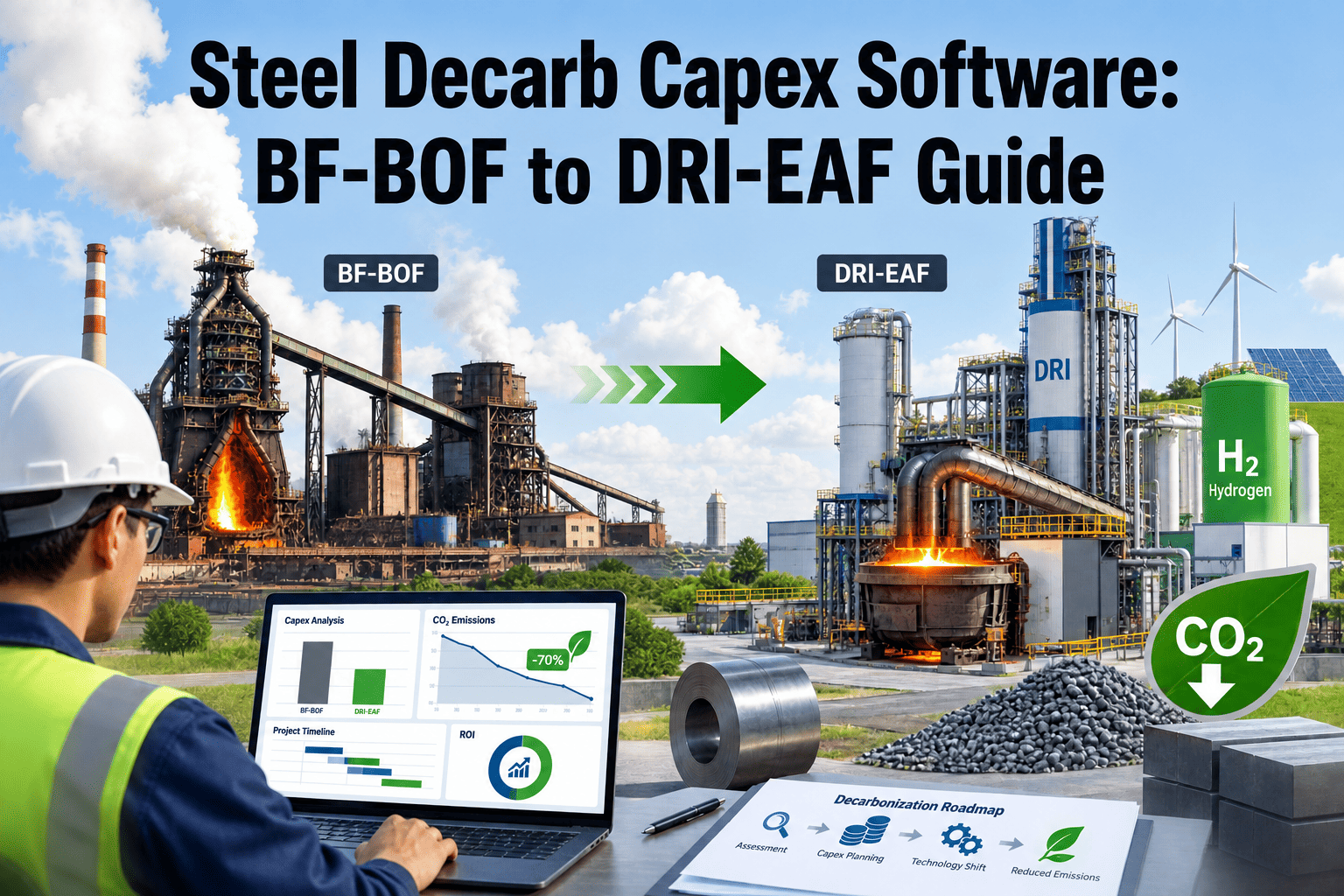 steel-decarb-capex-software-bf-bof-to-dri-eaf-guide