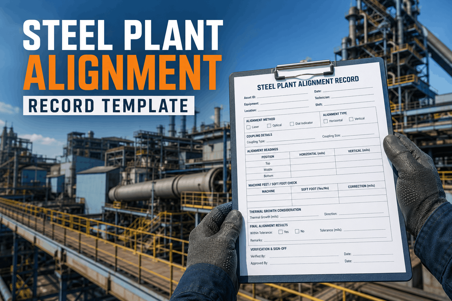 steel-plant-alignment-record-template