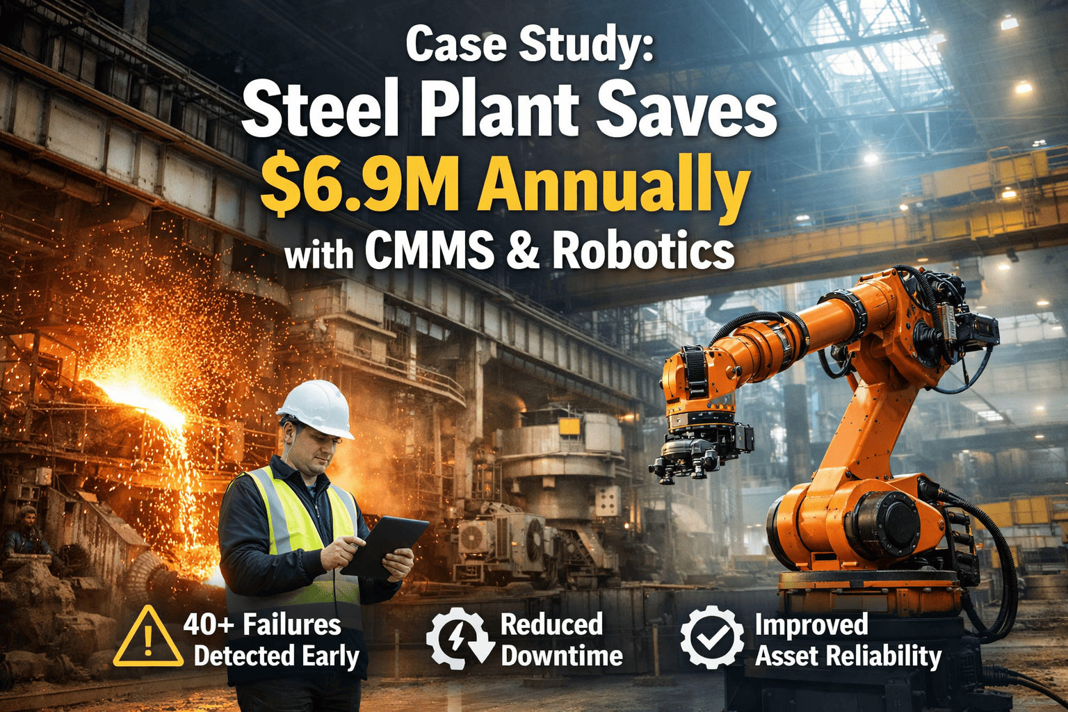 steel-plant-case-study-cmms-robotics-savings