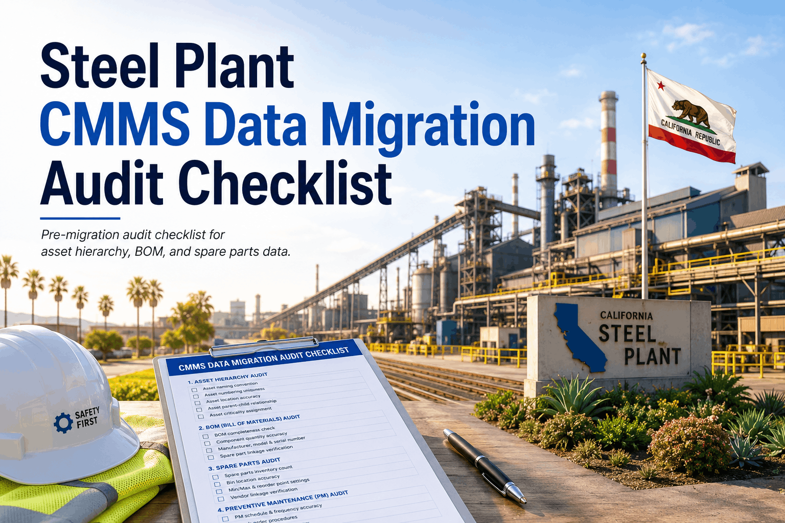steel-plant-cmms-data-migration-audit-checklist