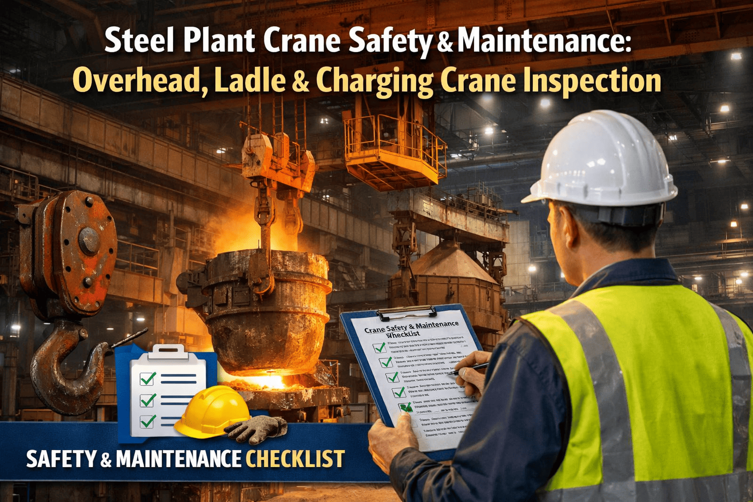 steel-plant-crane-safety-inspection-maintenance-checklist