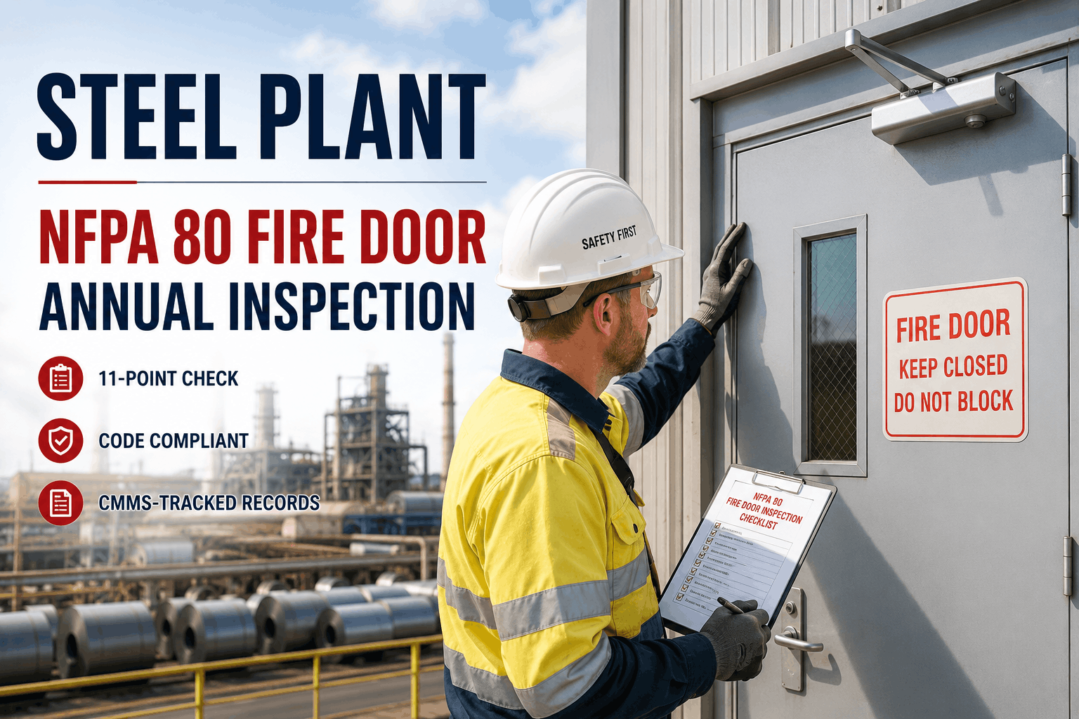 steel-plant-nfpa-80-fire-door-annual-inspection